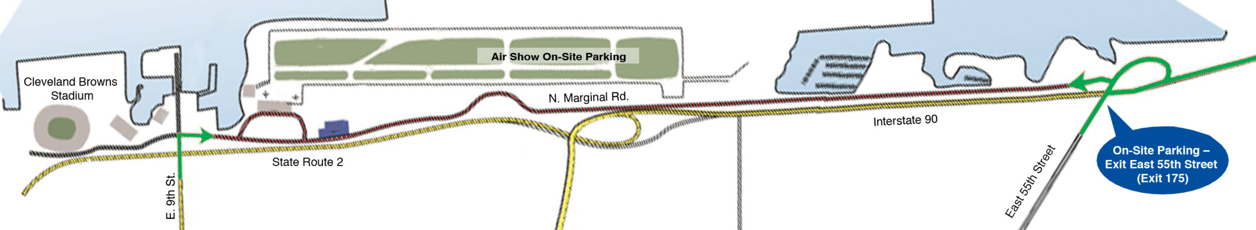 Directions & Parking  Cleveland Browns Stadium