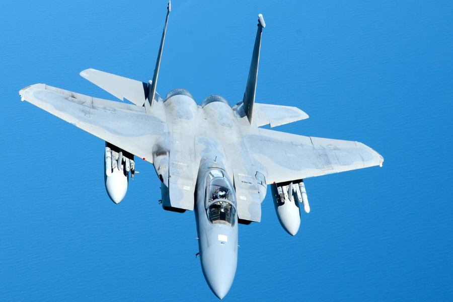 Air National Guard F-15 Eagle Fly-By