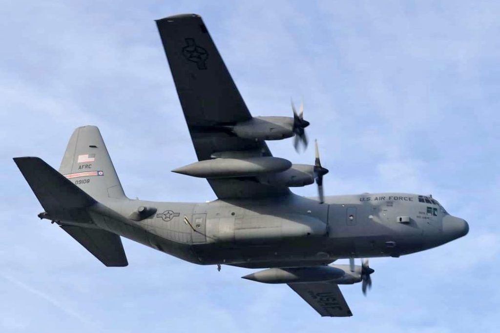 U.S. Air Force C-130 Hercules Flyby